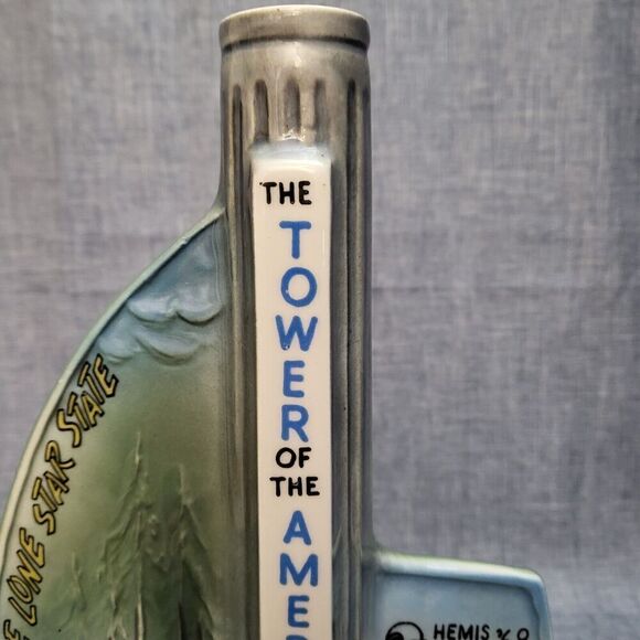 Vintage 1968 Jim Beam Bourbon Decanter San Antonio Fair Tower Of Americas Empty - Picture 3 of 16